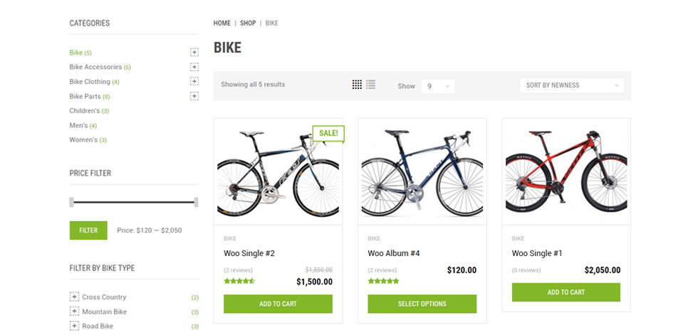 Category page