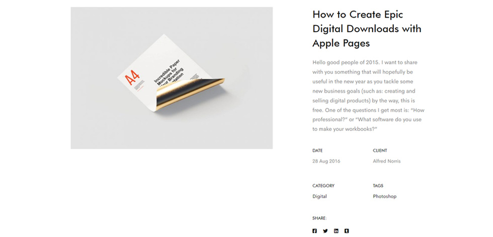 Portfolio details