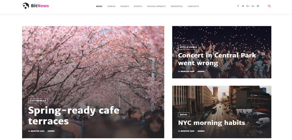 Home page