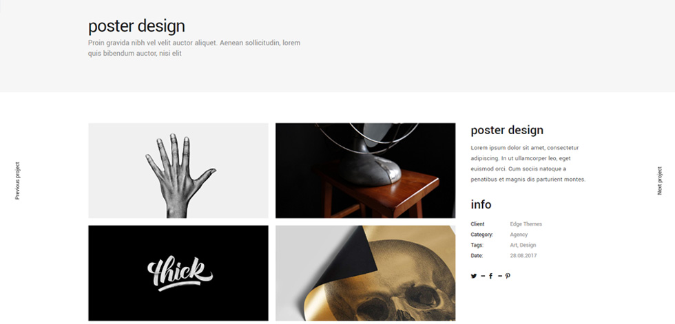Portfolio single