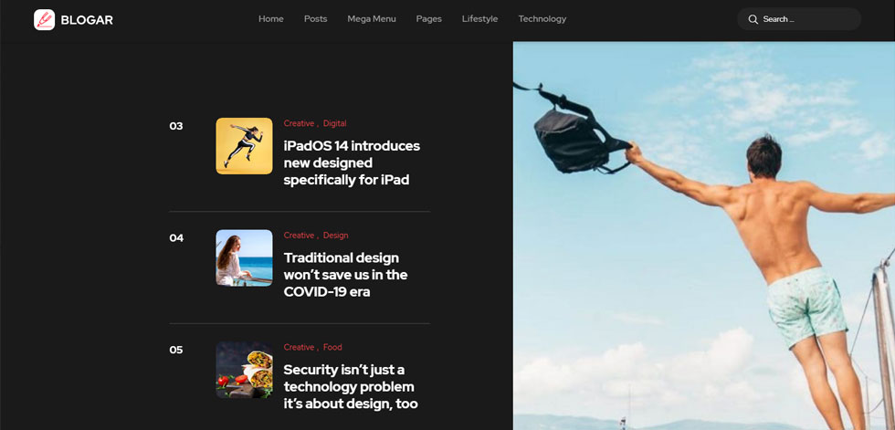 Home page
