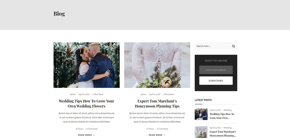 Category page