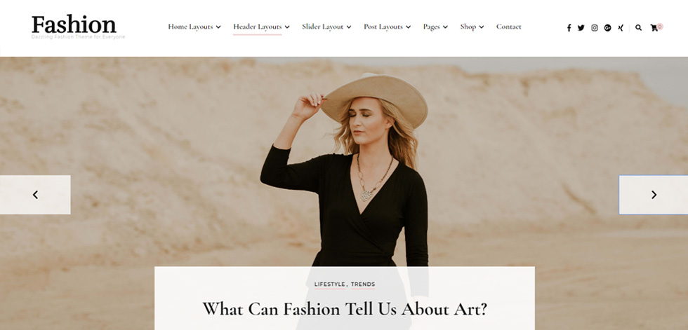 Home page