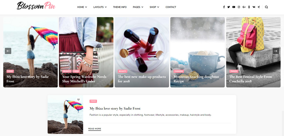 Home page