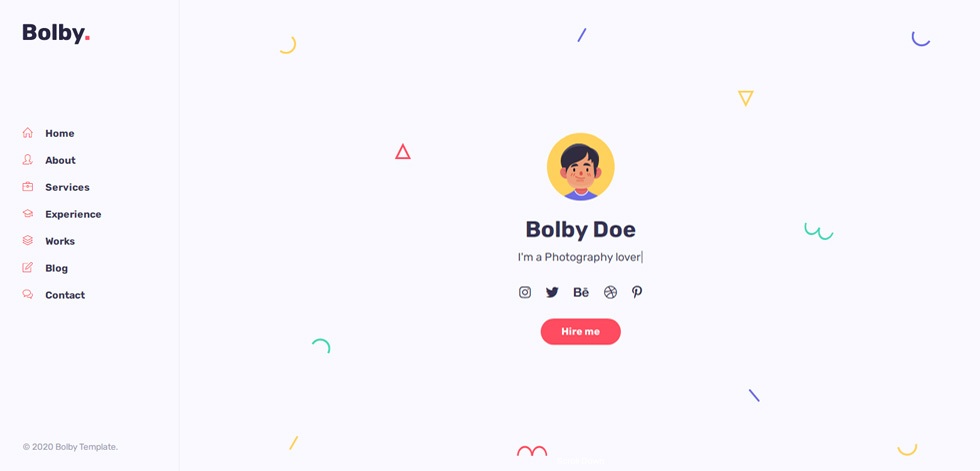 Home page