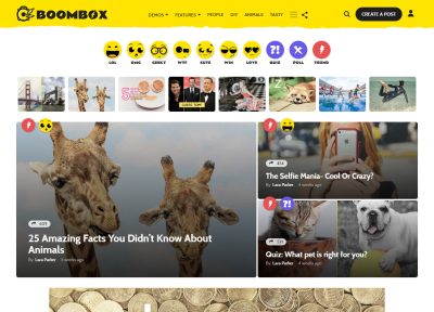 WordPress Theme like BoredPanda.com