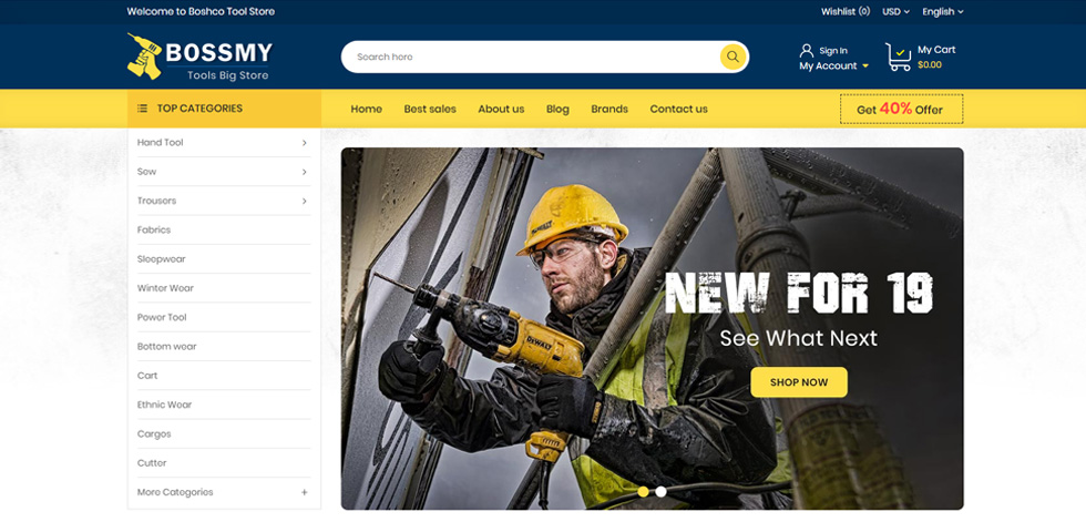 Home page