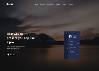 10+ Latest HTML5 App Showcase Templates 2018