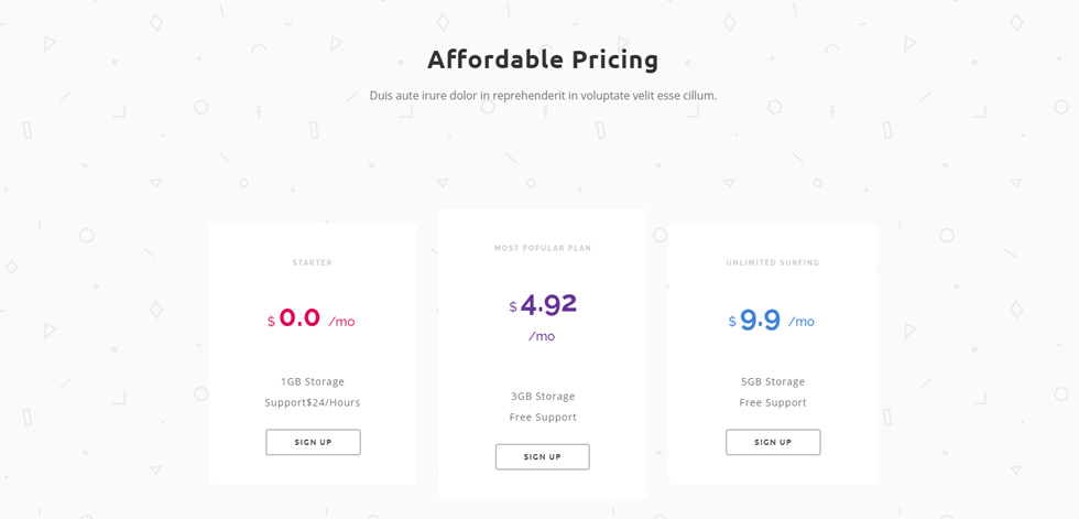 Pricing tales