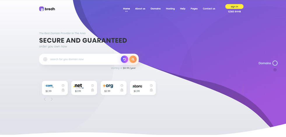 Home page