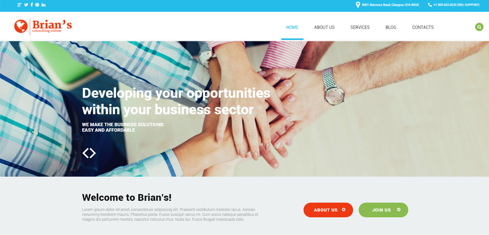 Home page