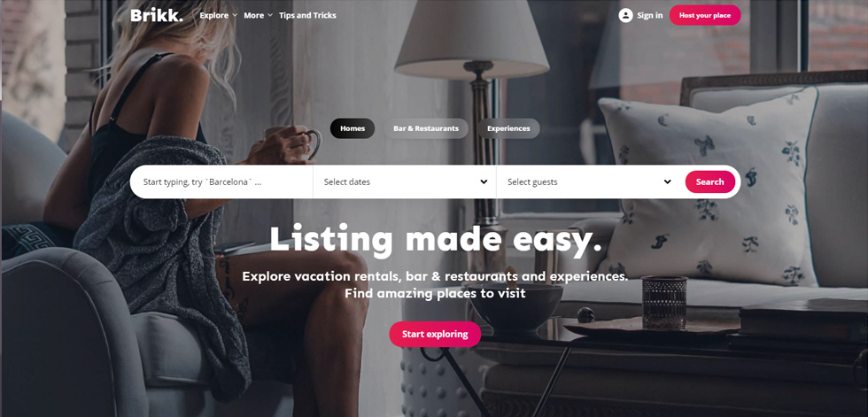 Home page