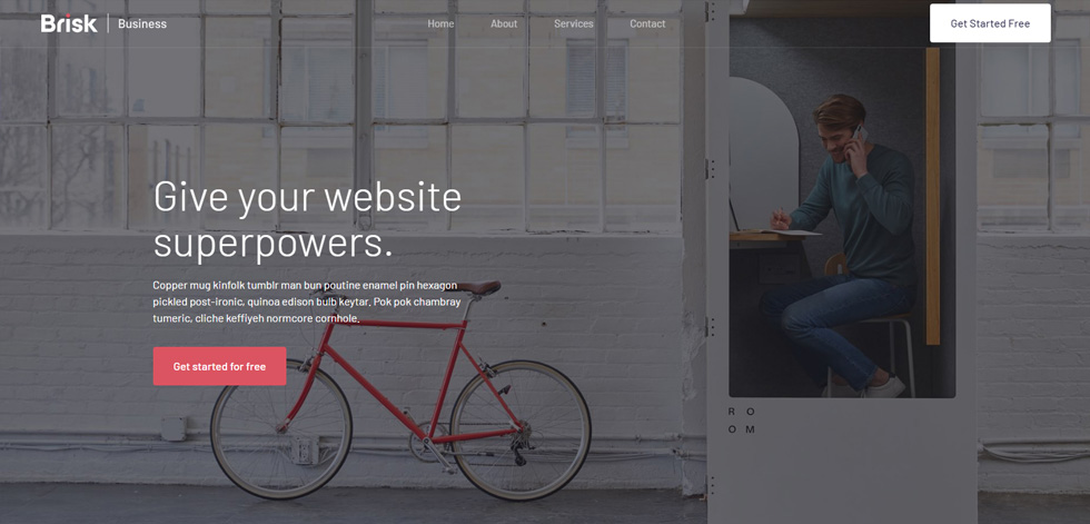 Home page