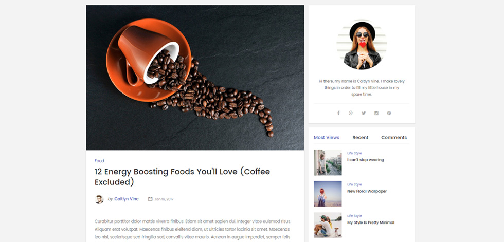 Product page
