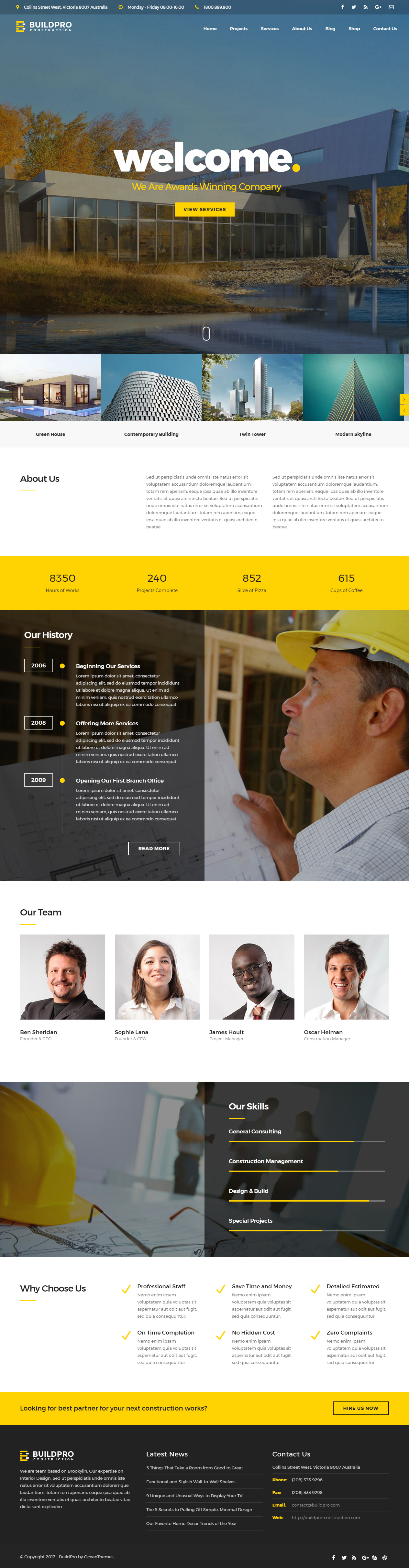 BuildPro Best Engineering WordPress Themes