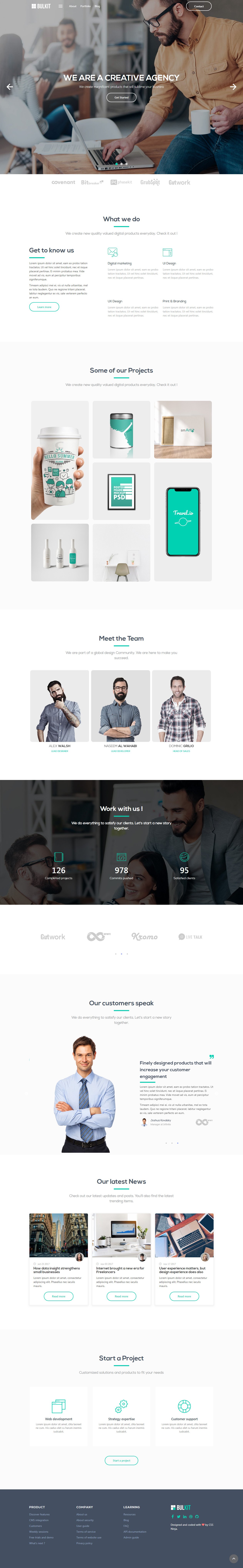Bulkit HTML5 Agency Template