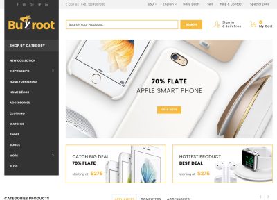 Latest Responsive Magento Mobile Themes 2018