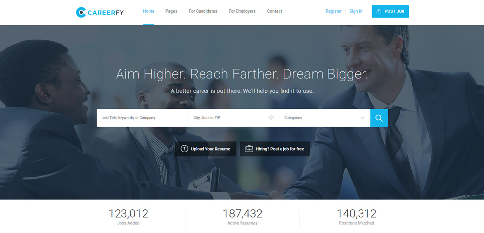 Home page
