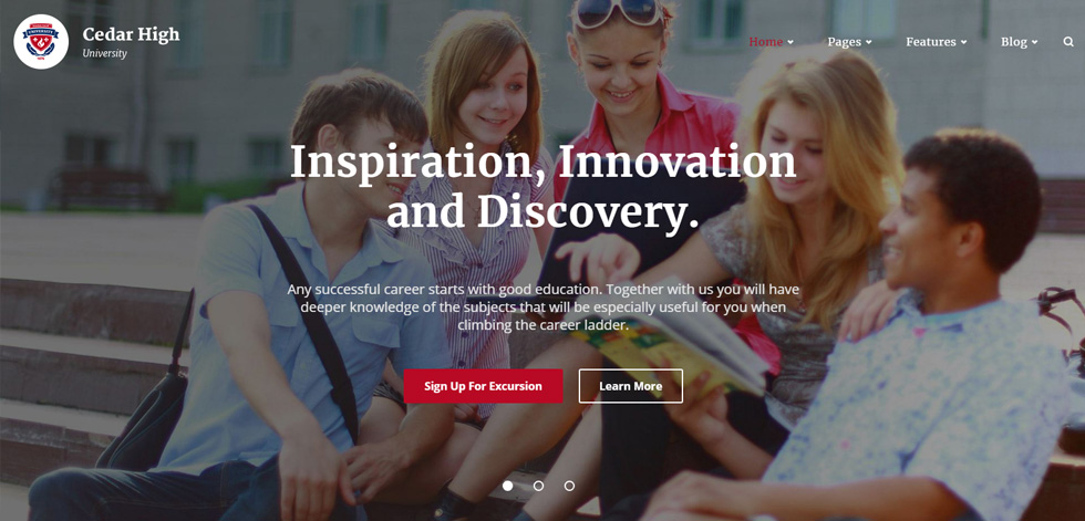 Home page