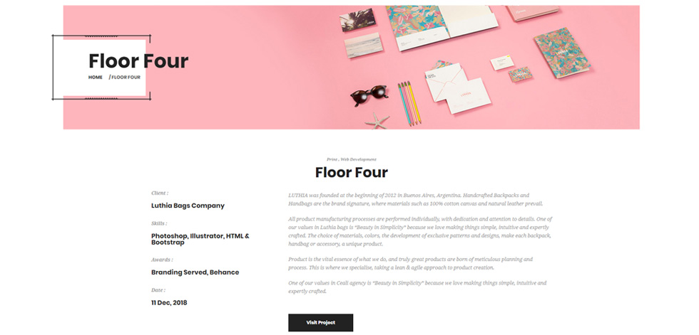 Portfolio single