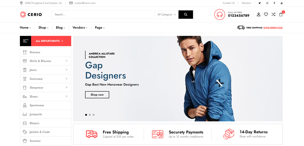 Home page