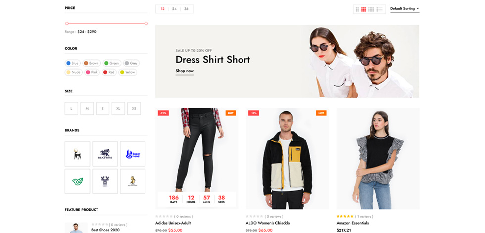 Category page