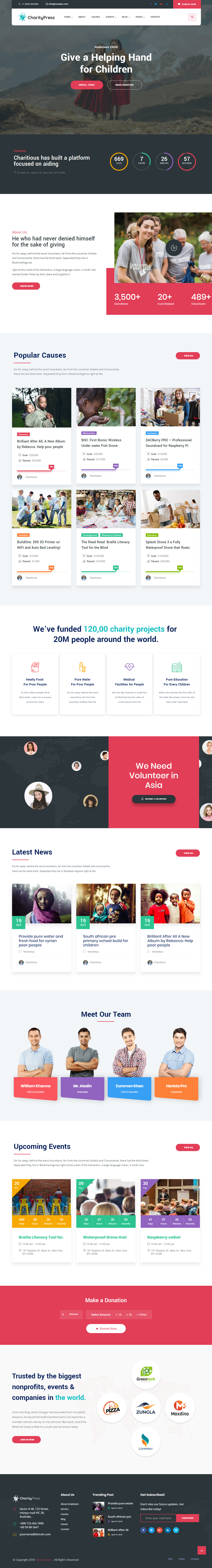 Charitious Fundraising WordPress Theme