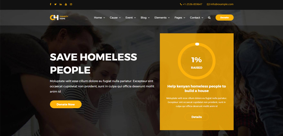 Home page