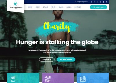 Best Responsive Fundraising HTML Templates 2018