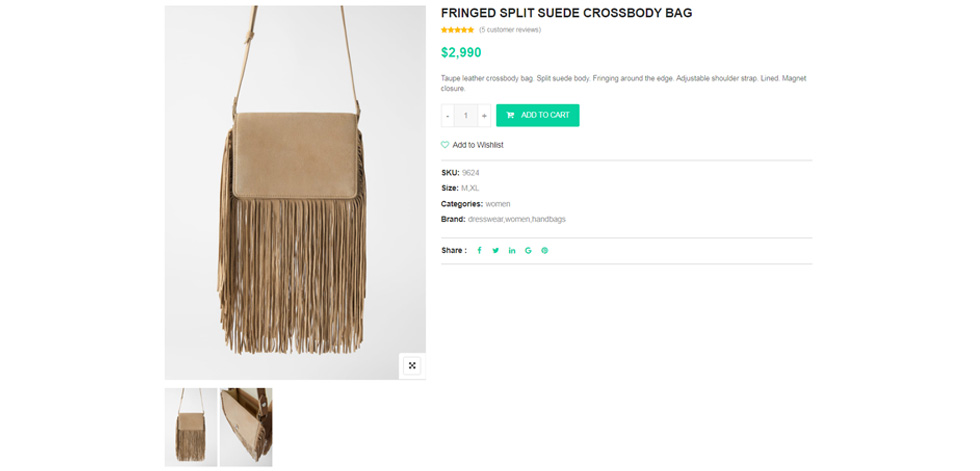 Product page
