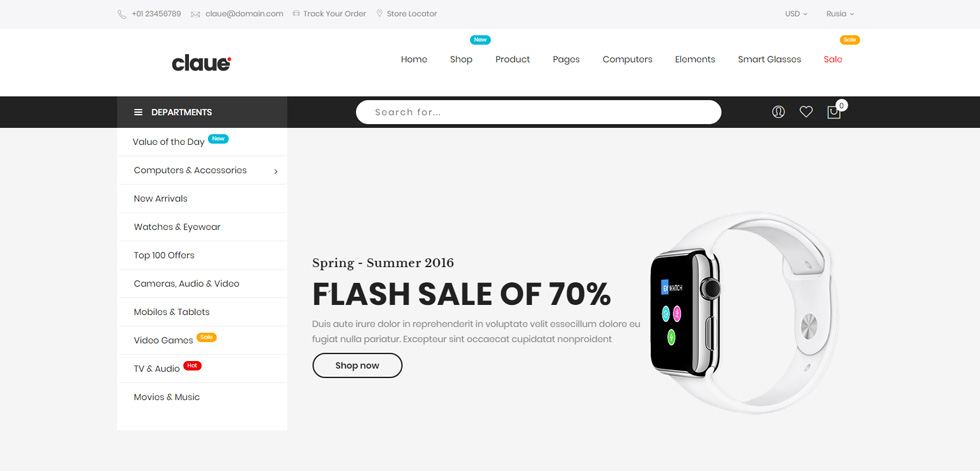 Home page