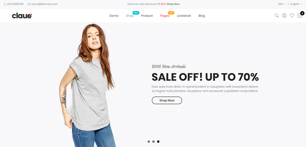 Home page