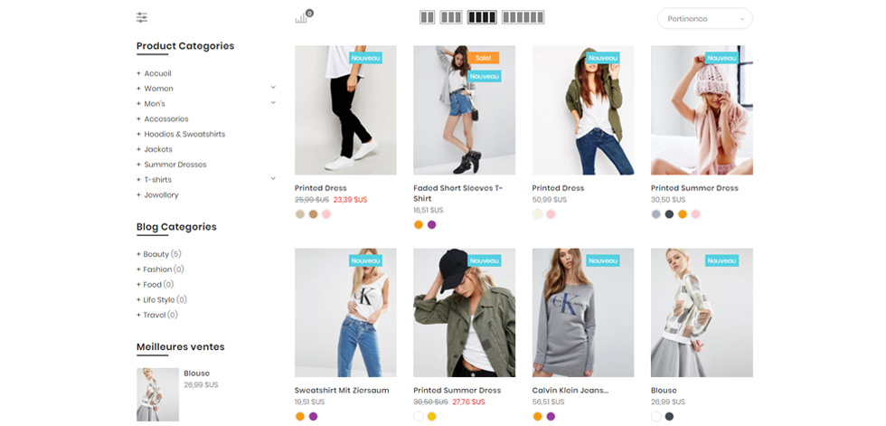 Category page
