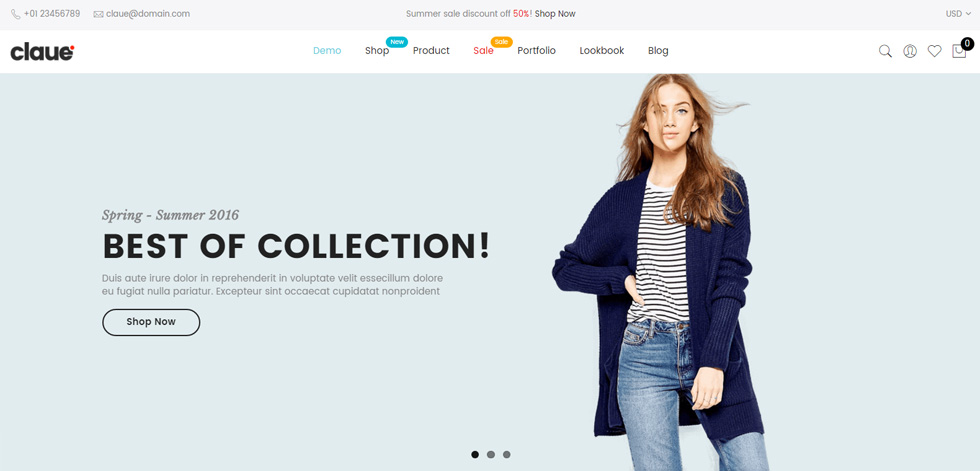 Home page