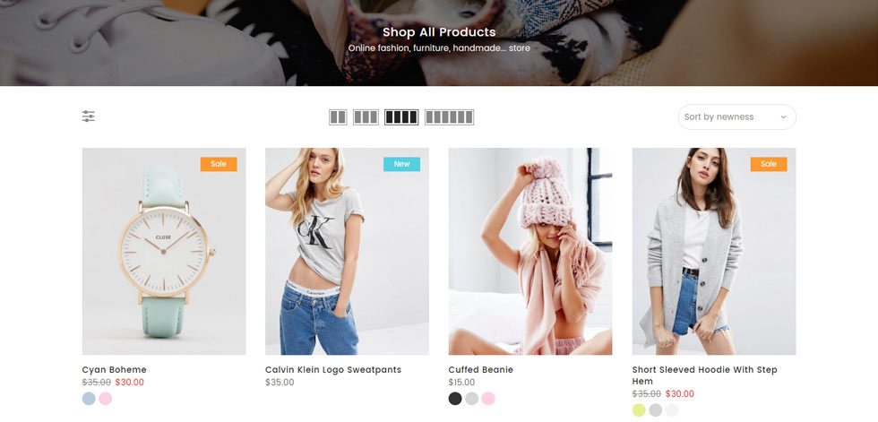 Category page