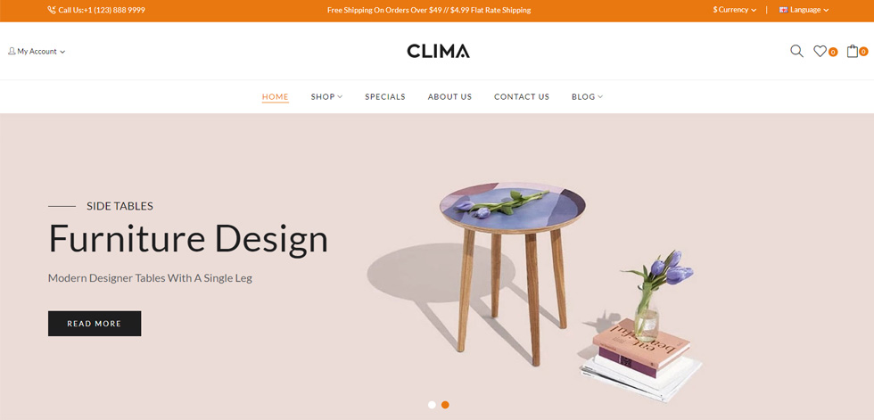 Home page