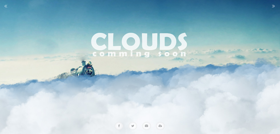 Welcome screen