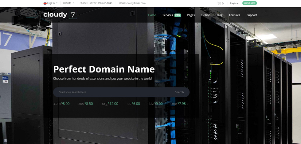Home page