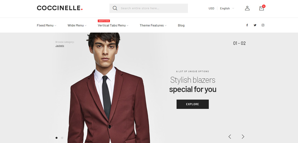 Home page