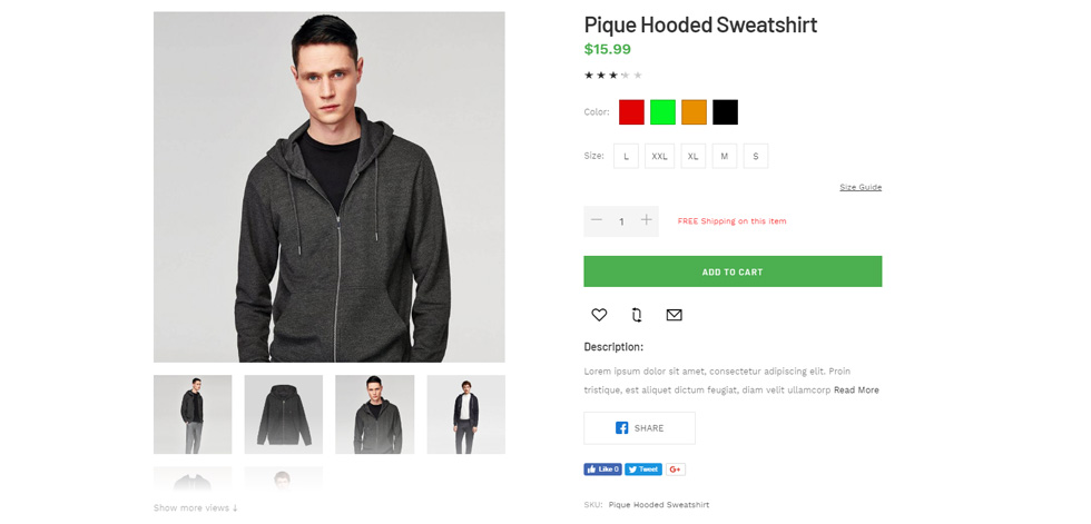 Product page