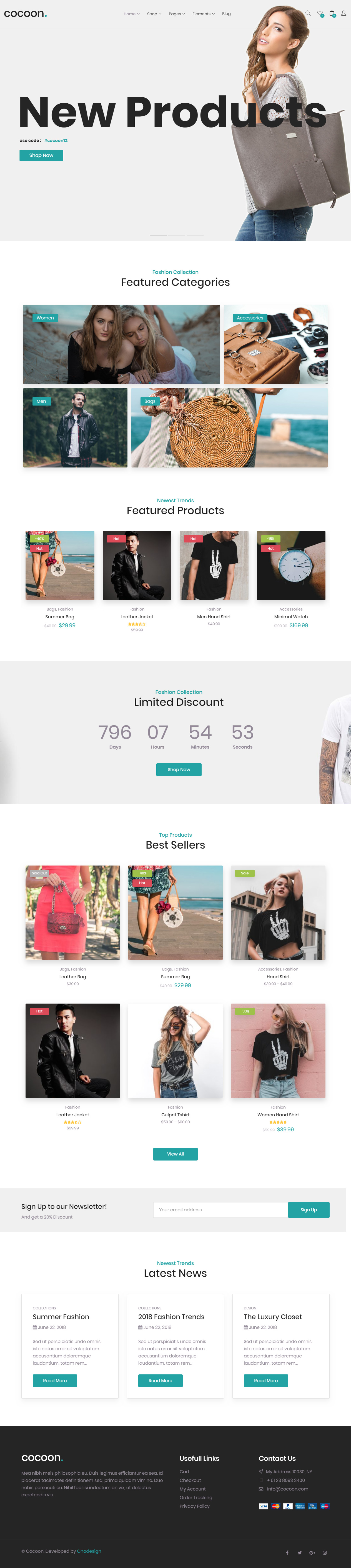 Cocoon WordPress Bootstrap 4 Theme