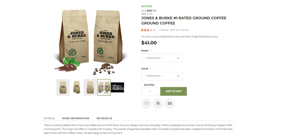 Product page
