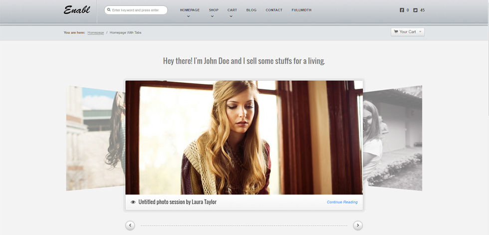 Home page