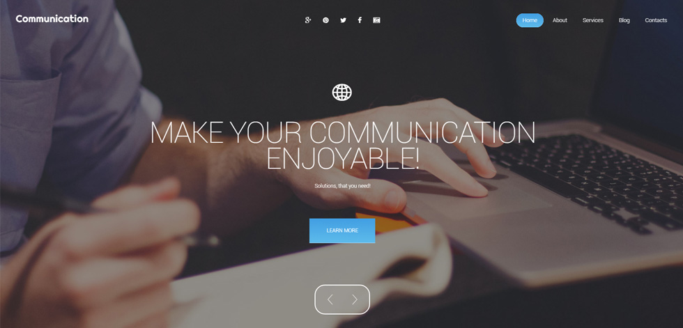 Home page