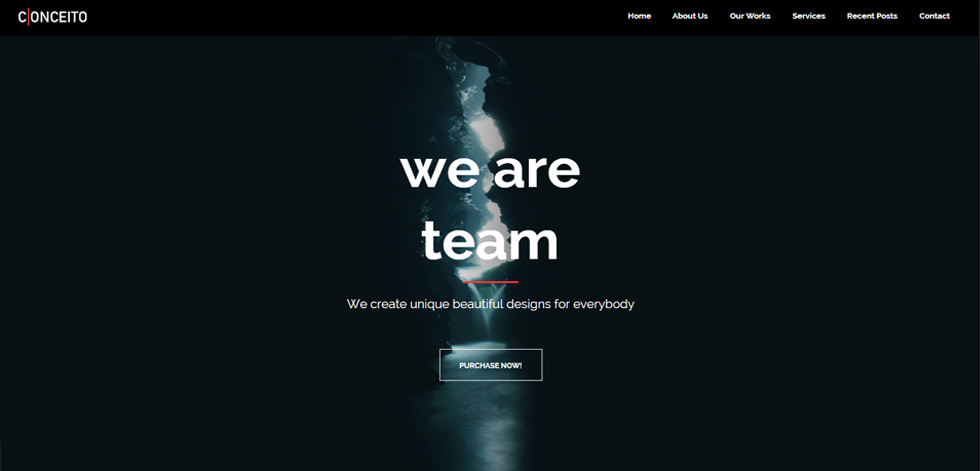 Welcome screen