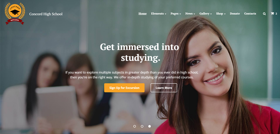 Home page