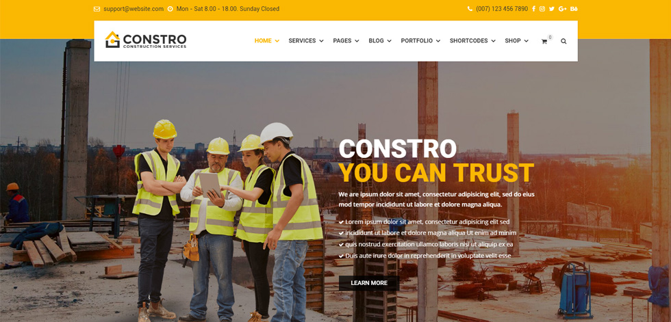 Home page