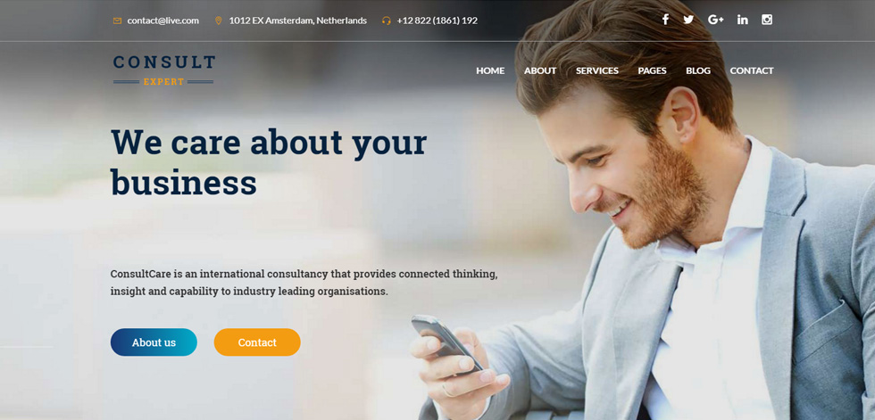 Home page