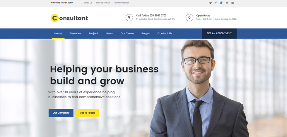 Home page