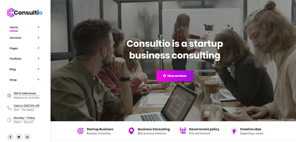 Home page
